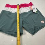 Roxy NWT Sea Board Shorts XS Womens Pink White Green Surf Mid Rise Photo 4