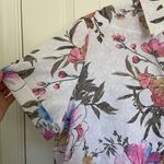 Alfred Dunner women’s floral button down cuffed sleeve shirt — XL Photo 2