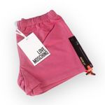 Love moschino new  ☻︎ Logo Zipper Detail Shorts ☻︎ Fuchsia Pink French Terry ☻ 4 Photo 8