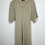 Daisy Street Tie Waist Knitted Shirt Dress XL Nude Dolman Sleeves Photo 0