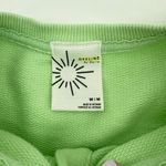 Aerie OFFLINE by  Cropped Sweatshirt Snap Pullover Top Thumb Hole Medium‎ Lime Photo 4