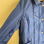 Jessica London Quilted Lightweight Puffer Parka Jacket Blue (16) Photo 4