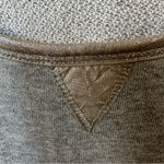 Vintage Jaquette gray silver shimmer scoop neck pullover light sweatshirt Small Photo 1