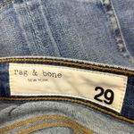 Rag and Bone  Size 29 Nina High Rise Button Fly Denim Jeans‎ Raw Hem Fire Island Photo 7