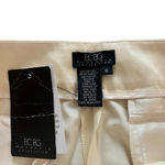 BCBGMAXAZRIA NWT‎ Vintage BCBG Maxazria Women’s 6 Cream Straight Leg Flat Front Capri Pants Photo 1