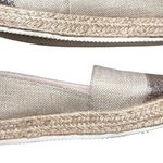 SheIn | Women's | Glitter Minimalist Slip-On Linen Espadrille Flats - 8.5 Photo 4