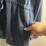 Roxy  Blue‎ Chameleon Long Line Hooded Fleece Jacket Photo 5