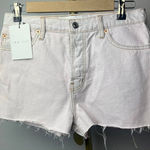 IRO  Light Pink Button Fly Denim Shorts NWT Sz. 26 Photo 0
