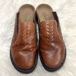 Clarks  Classic Leather Clog Mules Sz 9M Photo 0