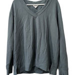 Orvis  Sweatshirt Women Large V-Neck Pullover Sweater Long Sleeve Stretch Casual Photo 0