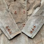 BB Dakota Vintage Double Breasted Leather Blazer S Photo 3