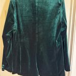BLANK NYC NWT Street Smart Velvet Blazer Emerald, Large Photo 8