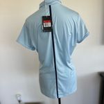 Nike  Blue Relaxed Polo Shirt Short Sleeve Photo 1