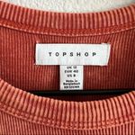 Topshop Red Orange Ribbed Tie Dye Tank Dress US 8 Photo 2