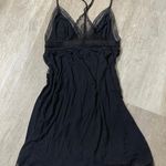 Victoria's Secret Victoria’s Secret Black Lace Slip Dress Photo 1