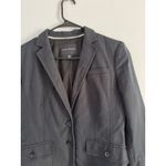 Banana Republic  Stretch Black Two Button V Neck Slim Blazer Jacket Womens Size 6 Photo 2