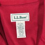 L.L.Bean Vintage Womens Blazer Size 16 Red Linen Cotton Blend Button Front Jacket Photo 4