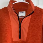 Old Navy Vibrant Orange Teddy Jacket Photo 2