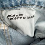 7 For All Mankind  High Waist Cropped Straight Leg Jeans Size 27 NWT Photo 5