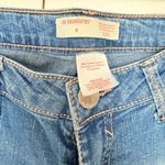 No Boundaries  Women's Blue Distressed Straight Leg Jeans Size 9 Photo 2