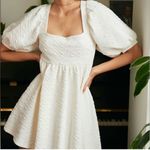 Free People  NWOT Elegant White Puff Sleeve Dress‎ Photo 1