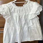 Petal and Pup White Blouse  Photo 0