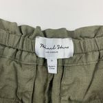 Michael Stars Olive Linen High Rise Shorts S Photo 2