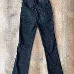 Pistola  Women’s Black Skinny Jeans sz 24 Raw Hem Cropped Distressed Denim Pants Photo 3