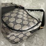 Gucci GG Vintage Sherry Line Stripe Navy Crossbody Shoulder Navy bag Handbag Photo 9