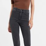 EXPRESS Brown Short Sleeve Scoop Neck Bodysuit Photo 1