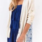 Koch Longfellow Sweater Royal Toile Size Medium Nature Horses Photo 0