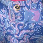 Lilly Pulitzer  Knit Callahan Shorts Boca Blue Sea What I Sea Women’s Size 0‎ Photo 1