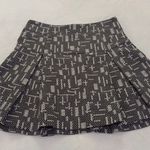 Armani Exchange Black & White Pleated Mini Knit Skirt Photo 6