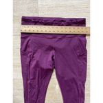 Lululemon ‎ cropped leggings in eggplant purple. Size 4 Photo 1