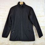 prAna Jacket Womens S Black Full Zip Fleece Line Lightweight Coat Gorpcore FLAW Photo 0