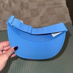 Lululemon NWT  Fast Paced Wide Band Run Visor in Poolside Blue Photo 4