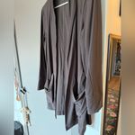 Eileen Fisher Women's Rye Washable Crepe Kimono Relaxed Jacket Size Medium Photo 1