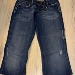BKE  Dark Blue Denim capri crop cropped jeans Photo 0