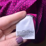 Nike Women's 1/2 Zip Up Pullover Large Pink Polkadot Athletic Gym Athlei… Photo 10