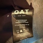 OAT New York Women's Black Faux Leather Shirt Jacket Size S Long Sleeve Photo 9