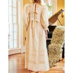 Hunter Bell  Bennett Puff Sleeve Maxi Dress Cream Cottagecore‎ NWT M Photo 1