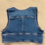 American Eagle AE Cropped Denim Bra Tank Top  Photo 2