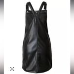 Tinseltown NWT Faux Leather Skirtalls Overall Mini Dress - Photo 1