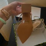 Forever 21 Tan Strappy Heels Photo 2