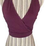 Charlotte Russe Cut Out Sleeveless Crop Top Maroon Women Sz S Photo 3