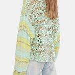Free People Sugared Mint Lake Life V-Neck Pullover Size XS, New w/Tag Photo 1