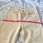 ZARA  woman Beige Straight Jeans Photo 9