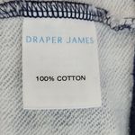 Draper James  Navy and White Gingham Sweatshirt Size Large Navy Check Pullover Photo 6
