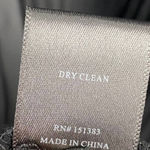 Anthropologie Current Air Pleated Long Sleeve Maxi Dress V Neck Ruffled Silky Black Womens S Photo 8