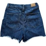 American Eagle Womens AEO Denim Curvy Hi-Rise Shortie Stretch Jean Shorts - Sz 8 Photo 1